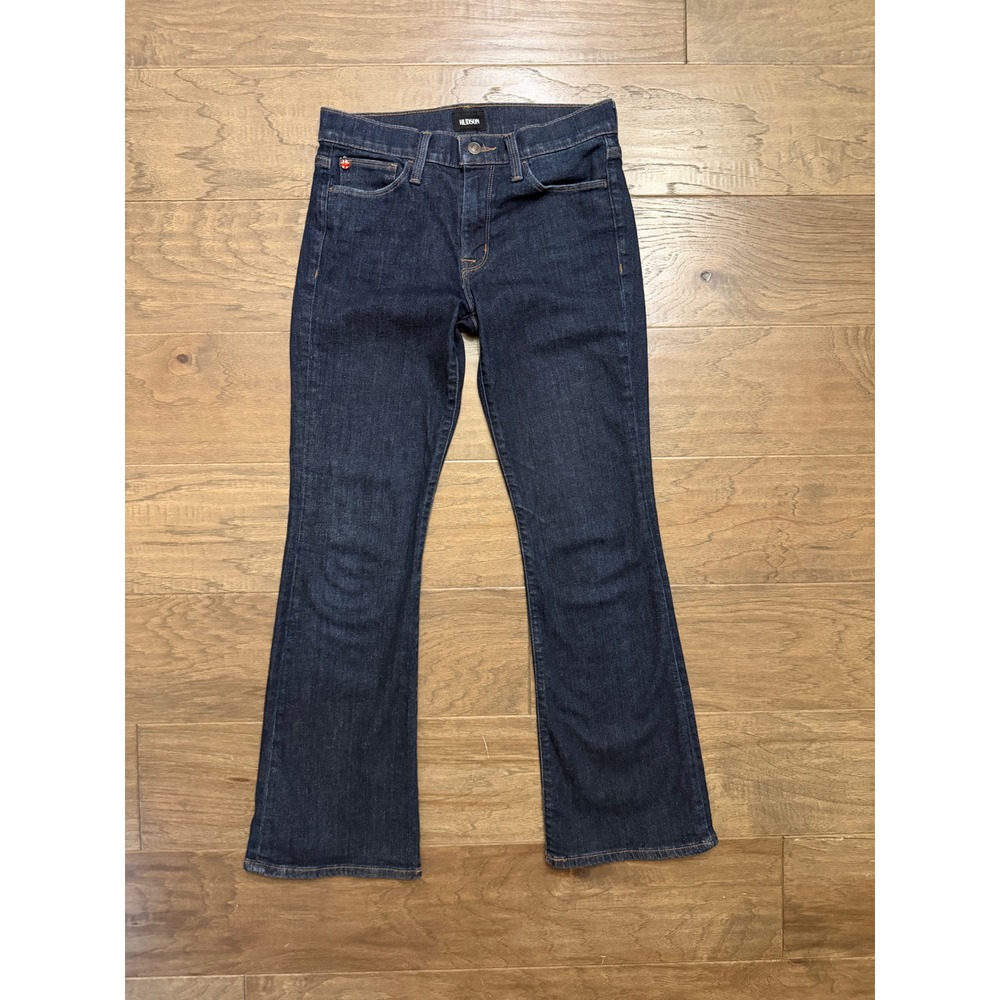Hudson Natalie Tarpit Jeans Womens 27 Dark Blue Denim Bootcut Mid Rise Designer